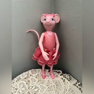 Pink Mouse Ballerina Doll
